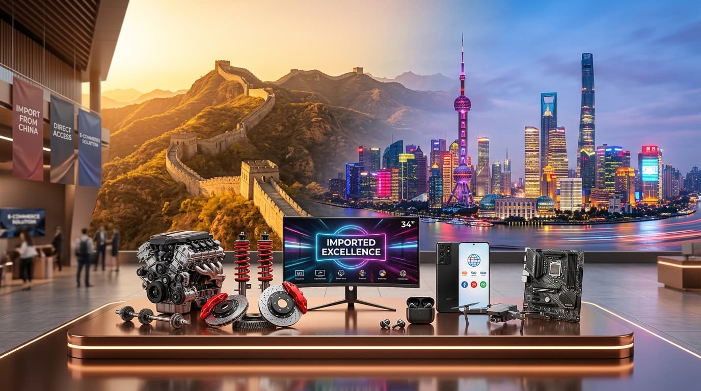 Importation depuis la Chine - Pièces auto et Électronique